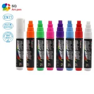 Marcador de ventana de tiza de colores