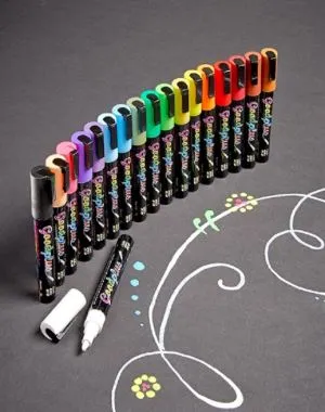 Borrar en seco Marcador de tiza húmeda