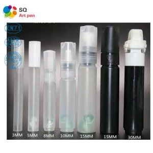 Accesorios recargables del marcador de la pintura de la pluma vacía