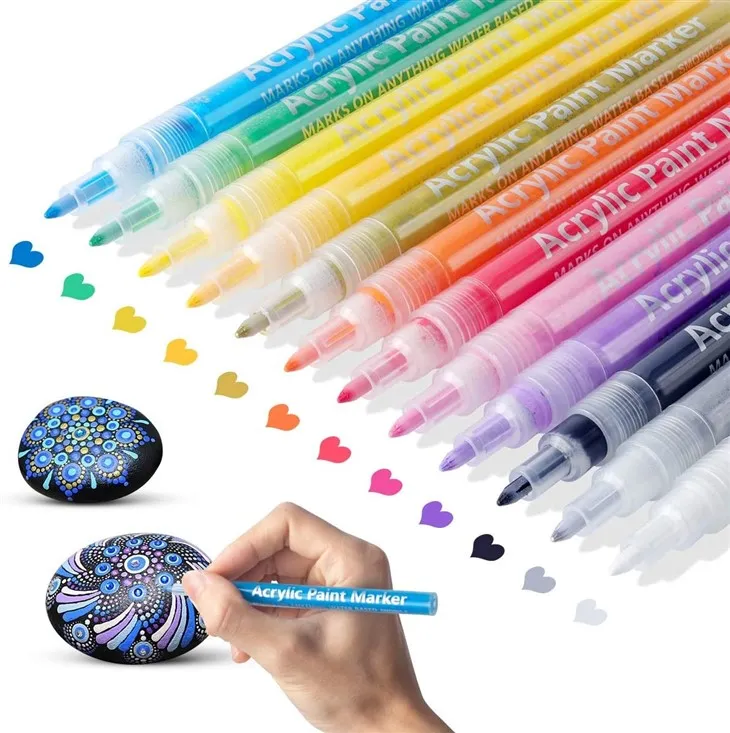 12colors Acrylic Paint Marker
